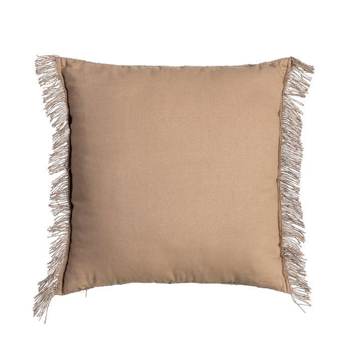 Ixia Cojín Marrón Algodón-Poliéster 45 x 45 cm (Pack de 2)