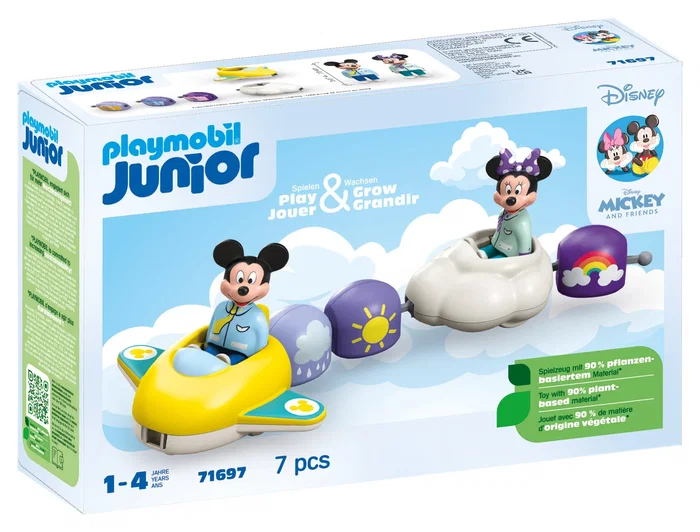 Playmobil Junior Disney Mickey y Minnie Tren Nube