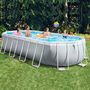 Intex Piscina Prism Frame Oval 610x305x122cm con Bomba