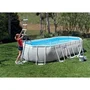 Intex Piscina Prism Frame Oval 610x305x122cm con Bomba