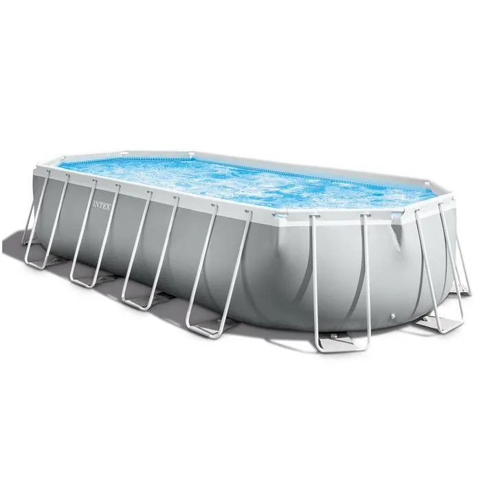 Intex Piscina Prism Frame Oval 610x305x122cm con Bomba