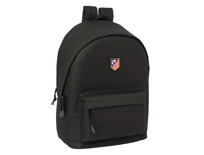 Safta Mochila Doble Atlético de Madrid Teen Black con USB para Portátil 15,6 pulgadas Safta Mochila Doble Atlético de Madrid Teen Black con USB para Portátil 15,6 pulgadas