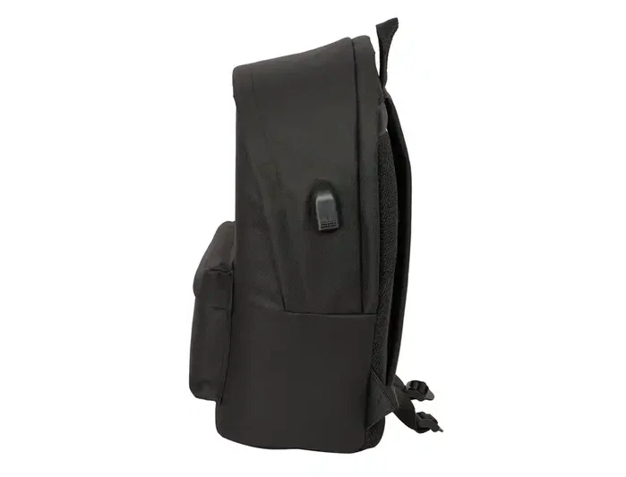Safta Mochila Doble Atlético de Madrid Teen Black con USB para Portátil 15,6 pulgadas Safta Mochila Doble Atlético de Madrid Teen Black con USB para Portátil 15,6 pulgadas