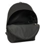 Safta Mochila Doble Atlético de Madrid Teen Black con USB para Portátil 15,6 pulgadas