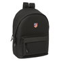 Safta Mochila Doble Atlético de Madrid Teen Black con USB para Portátil 15,6 pulgadas