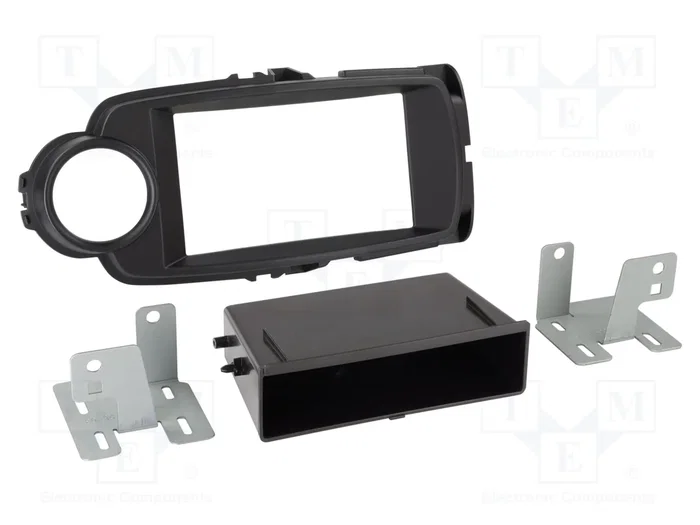 ACV Bastidor de montaje de radio para Toyota Yaris 2011-2020 2 DIN Negro ACV Bastidor de montaje de radio para Toyota Yaris 2011-2020 2 DIN Negro