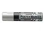 Artline Poster Marker EPP-20 punta rectangular 20 mm color plata