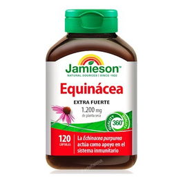 Jamieson Echinacea Extra Fuerte 1200mg 120 Cápsulas Soporte Inmunidad