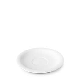 Benedikt Plato Llano 14437 - Platillo de porcelana color café, diámetro 13 cm (Set de 6)