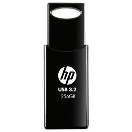 HP 712w - Memoria USB Flash Drive 256GB USB 3.2 Gen 1 (USB tipo A) Negro, Velocidad Lectura 120 MB/s, Compatible Windows 10/11 y Mac