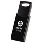 HP 712w - Memoria USB Flash Drive 256GB USB 3.2 Gen 1 (USB tipo A) Negro, Velocidad Lectura 120 MB/s, Compatible Windows 10/11 y Mac