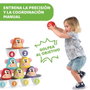Chicco Juego de Bolos Animales con Pelota 11x15x9 cm Juguete Infantil