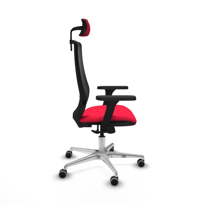 PIQUERAS Y CRESPO Silla de oficina Mardos con mecanismo Sincro, Rojo y Negro PIQUERAS Y CRESPO Silla de oficina Mardos con mecanismo Sincro, Rojo y Negro