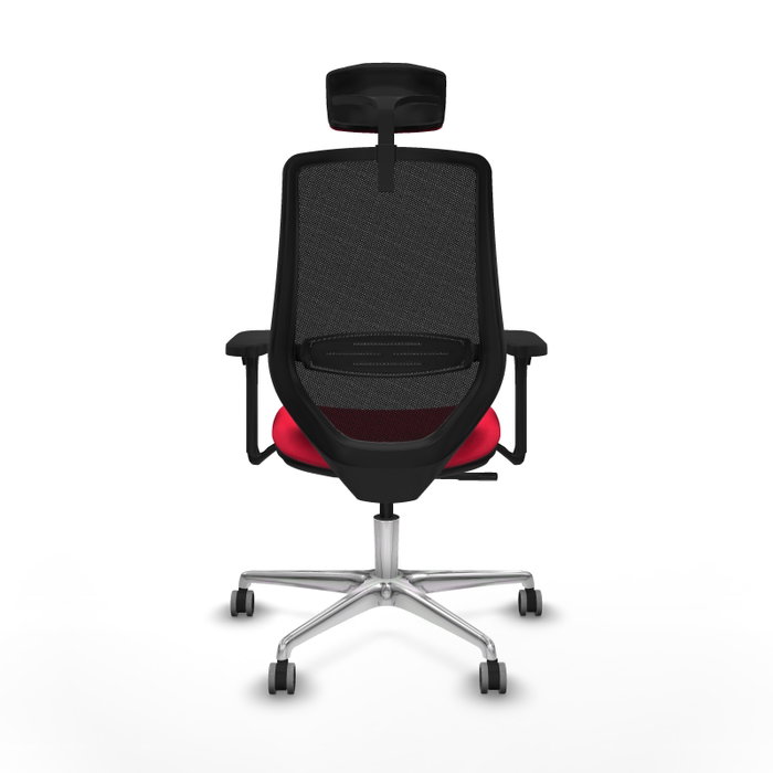 PIQUERAS Y CRESPO Silla de oficina Mardos con mecanismo Sincro, Rojo y Negro PIQUERAS Y CRESPO Silla de oficina Mardos con mecanismo Sincro, Rojo y Negro