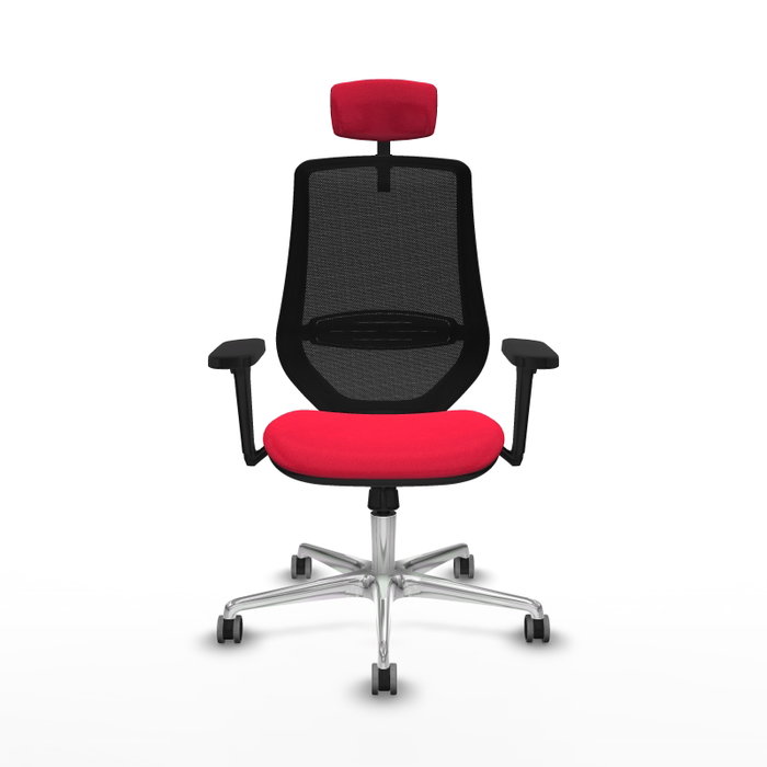 PIQUERAS Y CRESPO Silla de oficina Mardos con mecanismo Sincro, Rojo y Negro PIQUERAS Y CRESPO Silla de oficina Mardos con mecanismo Sincro, Rojo y Negro