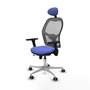 PIQUERAS Y CRESPO Silla de oficina Jorquera Azul claro y Gris