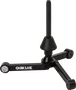 QUIKLOK Soporte Compacto Plegable para Flauta y Clarinete Ajustable de Acero Negro