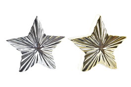 DKD Home Decor Decoración de Porcelana Estrella Surtido 2 Colores
