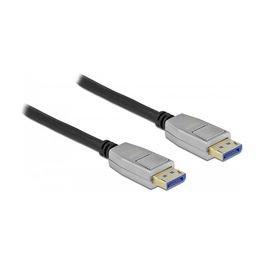 DeLOCK Cable DisplayPort 2.0 10K 60Hz 54Gbps, 3m, Conectores Macho Chapados en Oro, Carcasa Metal, 3 Capas Blindaje