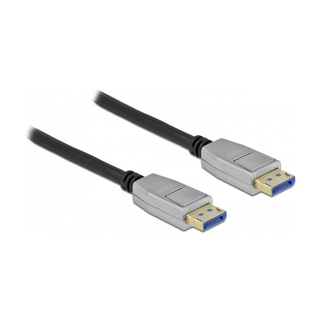 DeLOCK Cable DisplayPort 2.0 10K 60Hz 54Gbps, 3m, Conectores Macho Chapados en Oro, Carcasa Metal, 3 Capas Blindaje DeLOCK Cable DisplayPort 2.0 10K 60Hz 54Gbps, 3m, Conectores Macho Chapados en Oro, Carcasa Metal, 3 Capas Blindaje