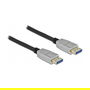 DeLOCK Cable DisplayPort 2.0 10K 60Hz 54Gbps, 3m, Conectores Macho Chapados en Oro, Carcasa Metal, 3 Capas Blindaje