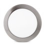 Plafón LED 18W 1800Lm 6000K Circular Níquel Satinado