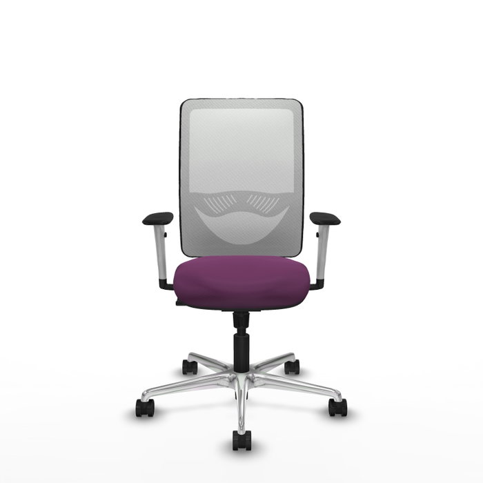 PIQUERAS Y CRESPO Silla de oficina Zulema con Mecanismo Sincro, Morado y Blanco PIQUERAS Y CRESPO Silla de oficina Zulema con Mecanismo Sincro, Morado y Blanco