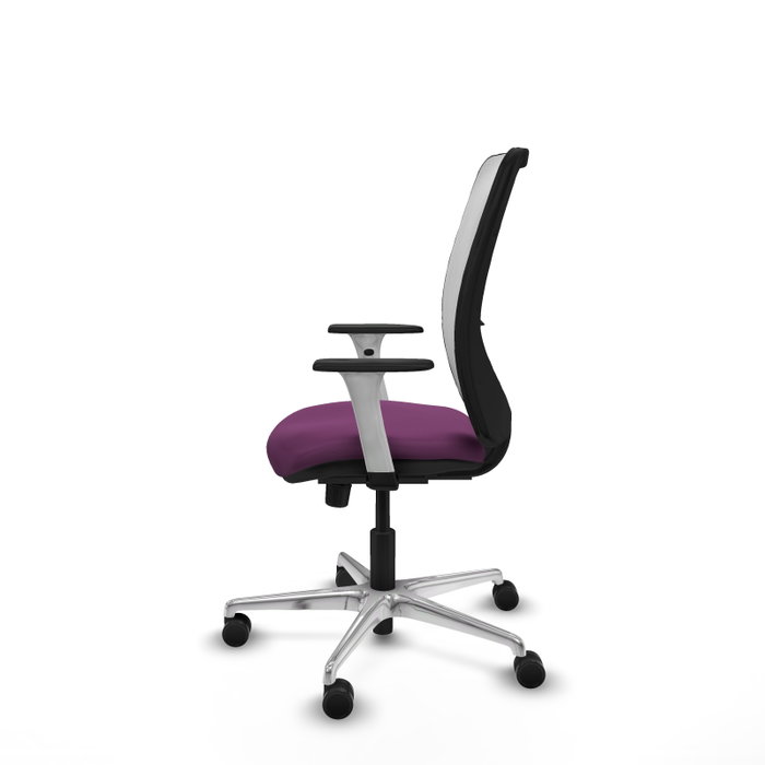PIQUERAS Y CRESPO Silla de oficina Zulema con Mecanismo Sincro, Morado y Blanco PIQUERAS Y CRESPO Silla de oficina Zulema con Mecanismo Sincro, Morado y Blanco