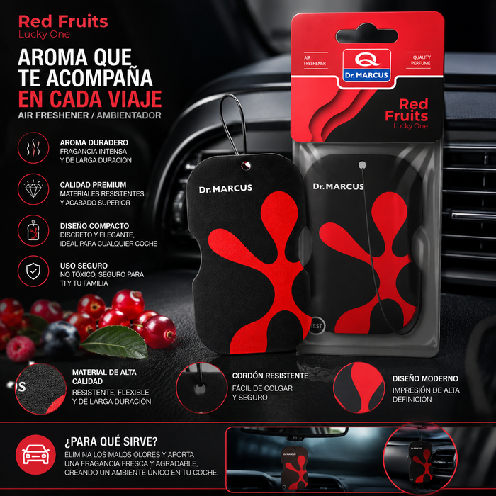Drmarcus Lucky One Red Fruits Ambientador Rojo