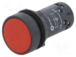SCHNEIDER ELECTRIC Interruptor de presión Harmony XB7 rojo NC + NA 22mm