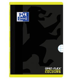 Libreta Grapada Oxford School Openflex Colours A4 48H Con Banda Cuadric.5X5 Lima (Set de 10)