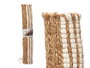 Giftdecor Alfombra Natural Rayas Blanca 70 x 140 cm (Set de 8)