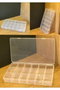 Hermia Caja de Joyería Transparente de Plástico para Joyas y Accesorios