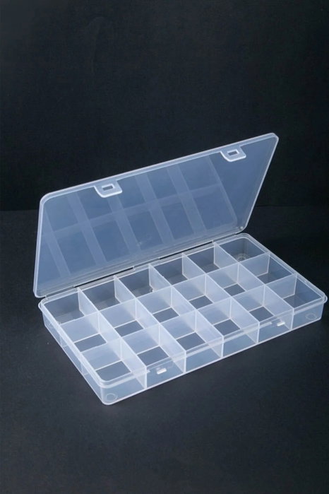 Hermia Caja de Joyería Transparente de Plástico para Joyas y Accesorios