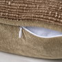 Cojín Taupe Poliester 50 X 30 cm (Set de 2)