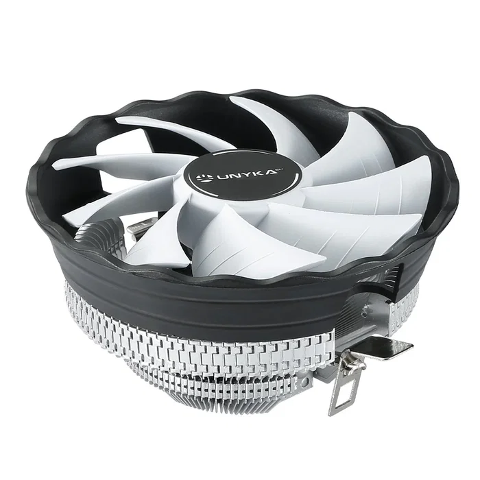 Unyka Jotun DF 120 - Disipador CPU de perfil bajo, ventilador 120 mm, 9 aspas, multi socket (Intel/AMD), color blanco Unyka Jotun DF 120 - Disipador CPU de perfil bajo, ventilador 120 mm, 9 aspas, multi socket (Intel/AMD), color blanco