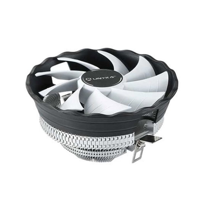 Unyka Jotun DF 120 - Disipador CPU de perfil bajo, ventilador 120 mm, 9 aspas, multi socket (Intel/AMD), color blanco Unyka Jotun DF 120 - Disipador CPU de perfil bajo, ventilador 120 mm, 9 aspas, multi socket (Intel/AMD), color blanco