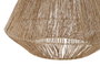 DKD Home Decor Pantalla Yute Metal 49X49X28 Natural