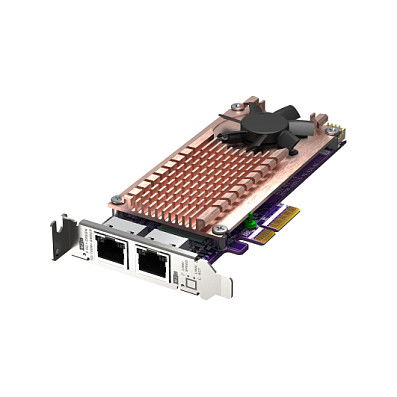 QNAP QM2-2P2G2T Tarjeta de Expansión Interna PCIe con 2 Puertos M.2 para SSD y 2 Puertos Ethernet 2.5GbE