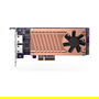 QNAP QM2-2P2G2T Tarjeta de Expansión Interna PCIe con 2 Puertos M.2 para SSD y 2 Puertos Ethernet 2.5GbE