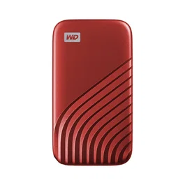 Western Digital SSD Externo My Passport 2TB NVMe USB-C 3.2 Gen 2 (1050 MB/s) - Color Rojo