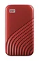 Western Digital SSD Externo My Passport 2TB NVMe USB-C 3.2 Gen 2 (1050 MB/s) - Color Rojo