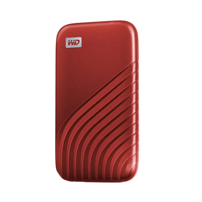 Western Digital SSD Externo My Passport 2TB NVMe USB-C 3.2 Gen 2 (1050 MB/s) - Color Rojo
