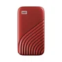 Western Digital SSD Externo My Passport 2TB NVMe USB-C 3.2 Gen 2 (1050 MB/s) - Color Rojo