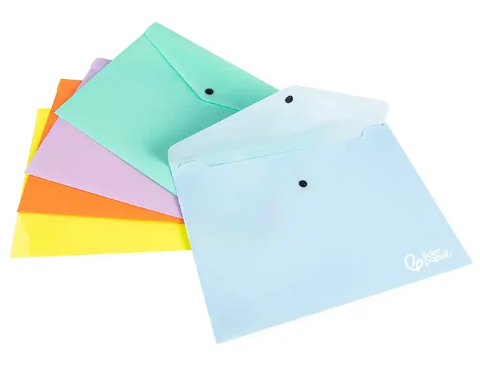 Liderpapel Carpeta Dossier con Broche Polipropileno DIN A4 Celeste Opaco Liderpapel Carpeta Dossier con Broche Polipropileno DIN A4 Celeste Opaco