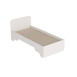 Hanah Home Somier Individual Blanco, Mueble de Dormitorio Elegante y Duradero, 94.4x193.6x80 cm