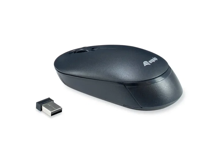 Equip 245222 Kit de Teclado y Ratón Inalámbrico QWERTY Portugués Negro