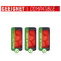 Displex 01254 Protector de Pantalla Vidrio Templado 10H Resistente a Impactos y Rayones para Apple iPhone 6/7/8/SE (2020/2022) 4.7 Pulgadas, Con Paño de Limpieza