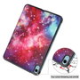 CoreParts Funda Protectora Rígida Trifold Estilo Galaxia para Apple iPad 10ª Gen 10.9 pulgadas (2022)