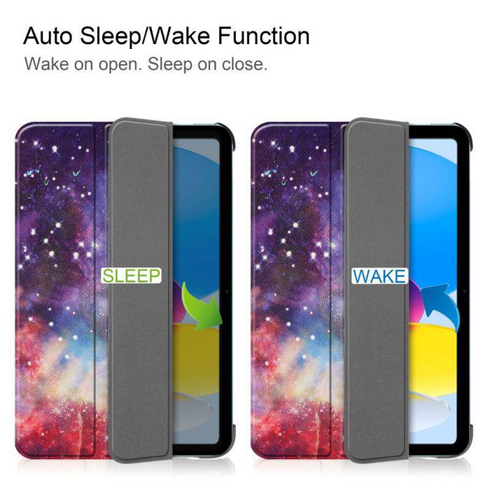CoreParts Funda Protectora Rígida Trifold Estilo Galaxia para Apple iPad 10ª Gen 10.9 pulgadas (2022) CoreParts Funda Protectora Rígida Trifold Estilo Galaxia para Apple iPad 10ª Gen 10.9 pulgadas (2022)